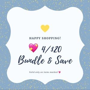 💖 4/$20 Bundle & Save